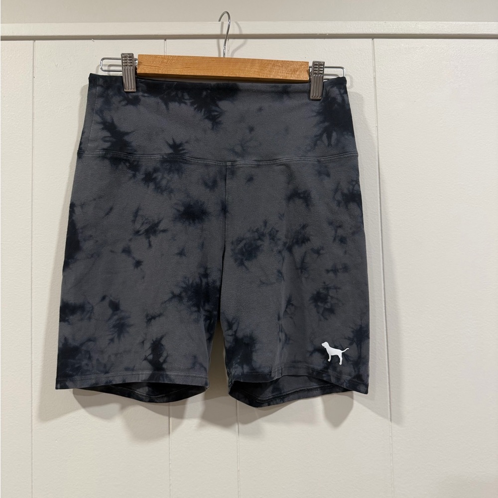 PINK Victoria's Secret Dark Tie-Dye Athletic Shorts